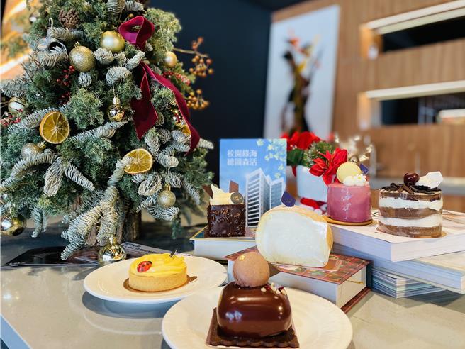 三发圣诞感谢祭，携手米其林甜品专卖byebyeblues，热络大桥生活圈，即日起至明年1月5日于台南市永康区「三发桥」接待中心举办米其林快闪活动。（柯宗纬翻摄）