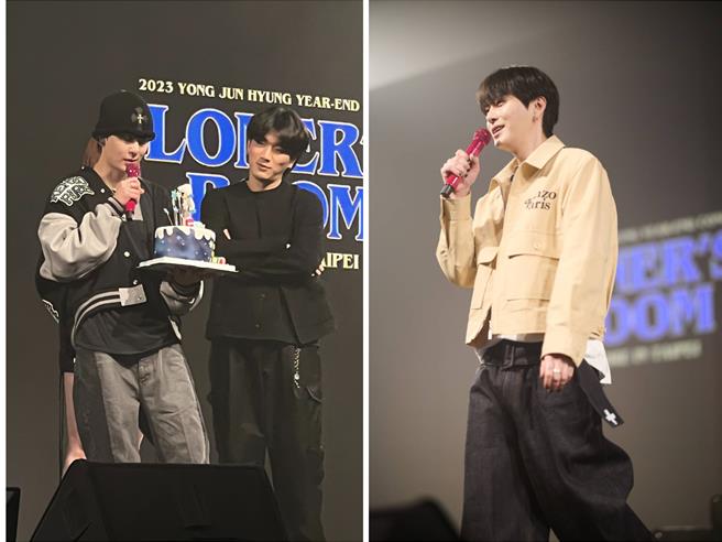 粉絲為龍俊亨準備蛋糕慶生。（讀者提供、得藝室策劃提供）