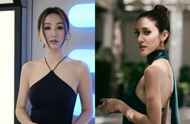 高海寧（左图）和陈凯琳近日出席同个活动。（图／取自IG）