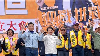 柯志恩赴台中站台輔選 喊話：決戰中台灣就是「這1席」