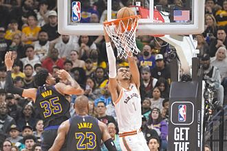 NBA》馬刺挫湖人 中止隊史最長18連敗