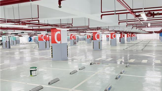 彰化縣政府爭取前瞻補助，打造縣內首座公有公園與停車場共存的彰化市延平公園地下停車場，將有302席汽車停車位、268席機車停車格。（吳建輝攝）