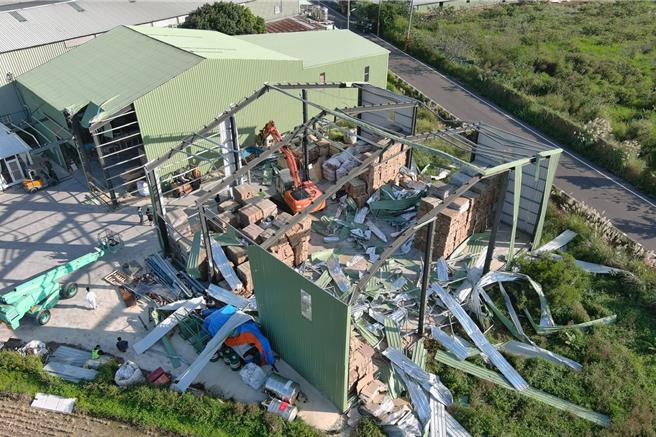 農地違建熱區以空拍查證，查證事實排入拆除。（都發局提供／蔡依珍桃園傳真）