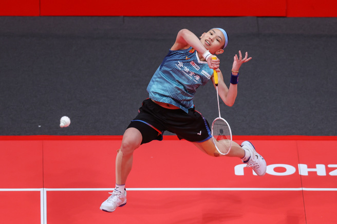 戴资颖在2023 BWF年终赛发挥精采，收下冠军。（Badminton Photo提供）