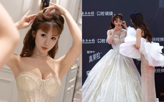 女星紅毯「摔2次」下秒鼻血滴到胸上 網心疼：以為裝的 