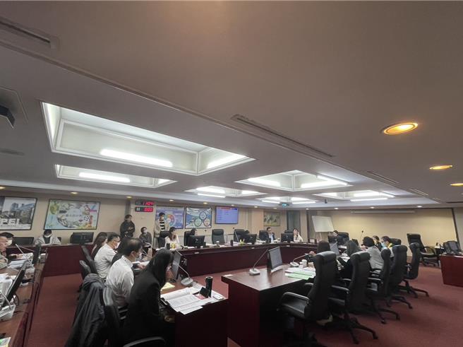 台北市議會財政建設委員會。（蔡佩珈攝）