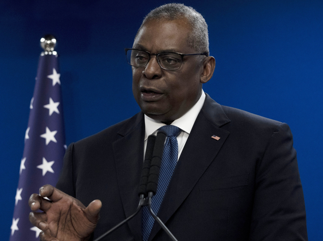 美國防長奧斯汀（Lloyd Austin）。（美聯社）