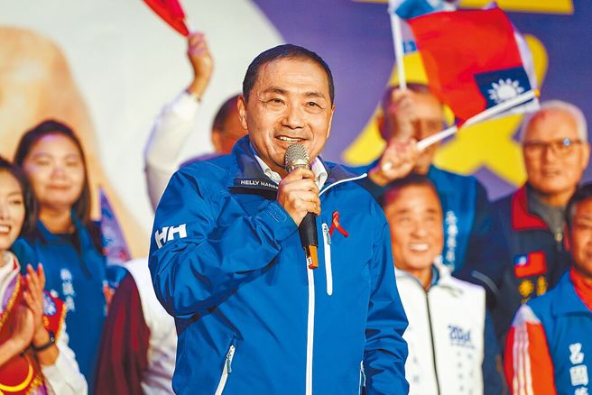 国民党总统候选人侯友宜（资料照／李忠一摄）