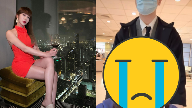 林佩瑤曬出一段坐輪椅影片，傷勢曝光。（圖／翻攝自IG @linpeiyao）