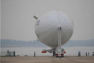 大陸研製「祥雲」AS700民用載人飛艇 獲頒型號合格證
