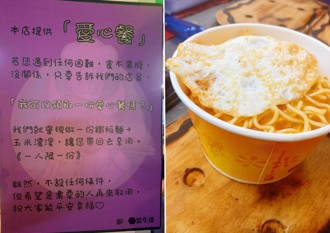 提供愛心待用餐遭濫用、變相點菜 網友：「貪就算了，還嫌！」