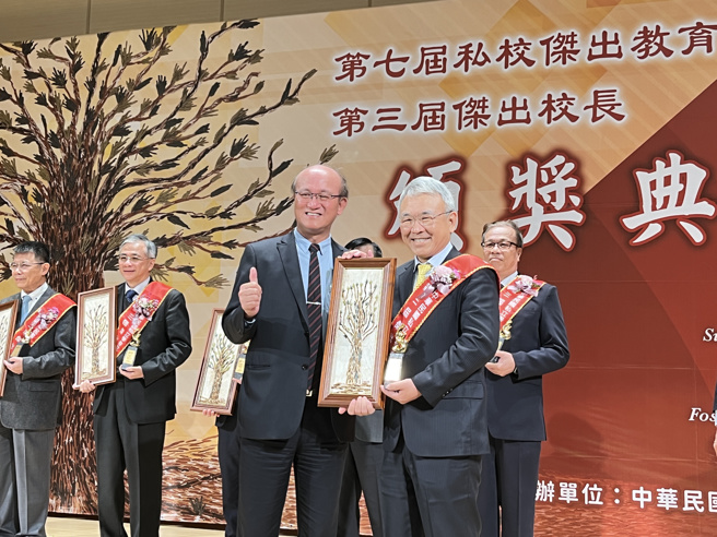 榮獲傑出校長獎的中國科技大學陳振遠校長。(攝/劉于瑄)