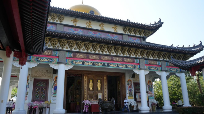 玄空法寺榮獲內政部舉辦的「臺灣宗教百景」票選第一名，其以環境說法著稱。（圖／林洛安攝）