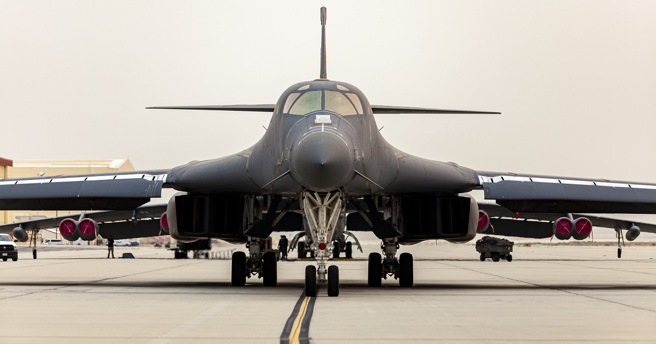 美軍B-1B轟炸機。(圖/美國空軍)