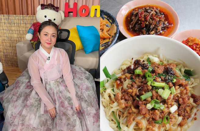 《我独自生活》来台拍摄，其中美食意麵获得高度称讚。（图／中时资料照、wooju1025 Instagram）