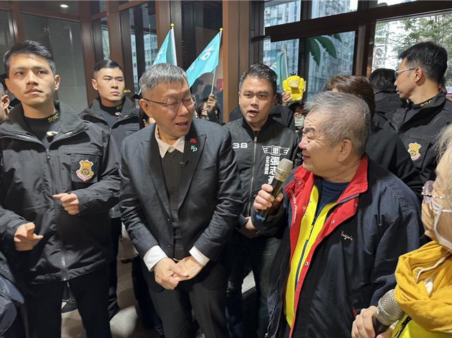 民眾黨總統候選人柯文哲。（楊亞璇攝）