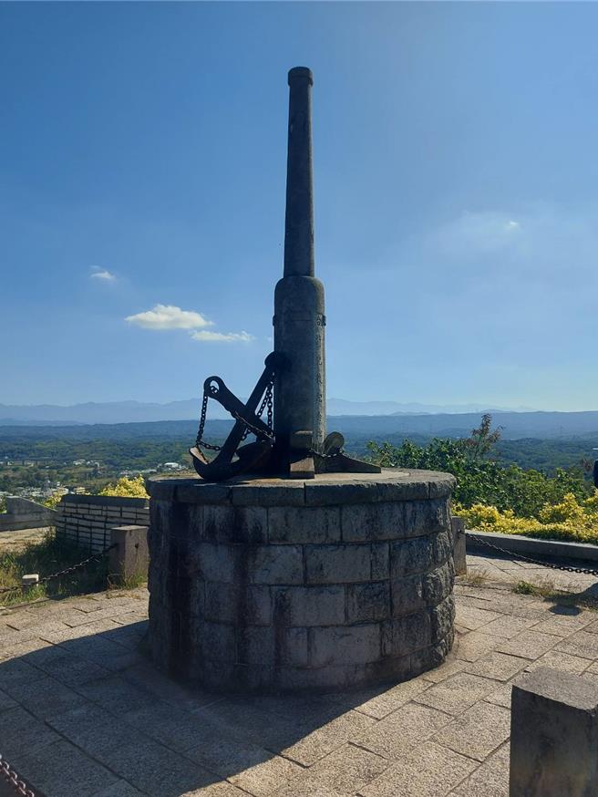虎头山日露战役记念碑 。（苗栗县政府提供／李京升苗栗传真）