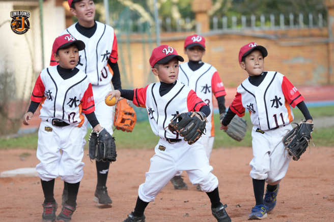 苗栗縣汶水國小棒球隊。（統一獅提供）