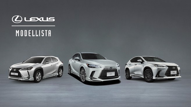 和泰汽车率先以Lexus最受欢迎的SUV车款为大眾展演MODELLISTA精品套件。（和泰汽车提供／陈大任台北传真）