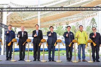 高鐵台南站前新地標 花魁車地景公園啟用