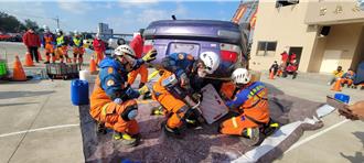 提升救護率！苗縣消防局辦重大車禍災害搶救演練競賽