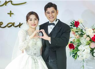 八點檔男星「釣蝦釣到老婆」 補辦婚宴一講誓言就爆哭
