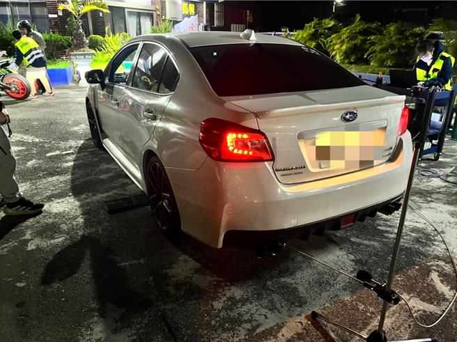 大甲警分局表示，將持續透過交通稽查、路檢勤務，針對酒駕及危險駕車、超速行駛等違規行為加強稽查取締，並不定時辦理環警監聯合稽查改裝車輛，以維護用路安全，還給市民安全寧靜的居家環境。（大甲警分局提供／張妍溱台中傳真）