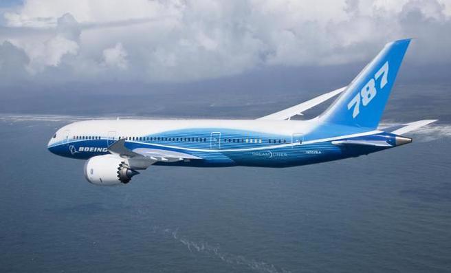 波音飞机公司4 年来首次向中国交付客机，这次是最豪华大型梦幻客机787。(图／界面新闻） 