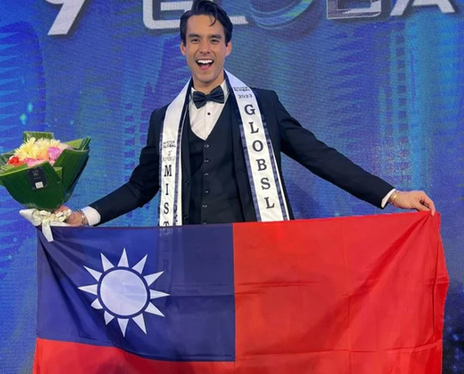 台湾巴西混血模特儿戴凯文，代表台湾出赛全球先生（Mister Global 2023）。（图／戴凯文授权提供）