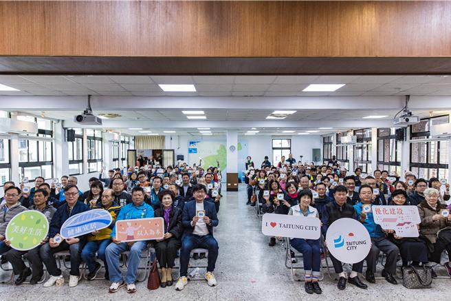 台東市長陳銘風就職即將滿1周年，今天公布施政成果。（台東市公所提供／蔡旻妤台東傳真）