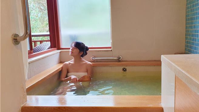 福容福隆VILLA湯屋業績飆漲3倍。（林涵青攝）