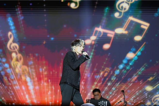 林宥嘉壓軸演唱40分鐘。（台南市政府提供／曹婷婷台南傳真）