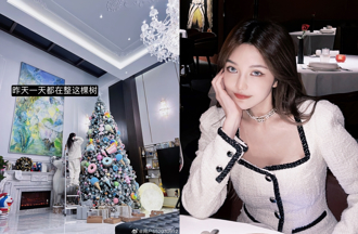 周揚青曬巨型聖誕樹曝光「自家豪宅內部」網震驚：好有錢