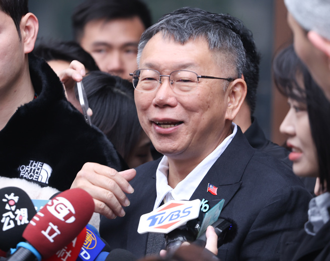 民眾黨總統候選人柯文哲。（資料照,陳俊吉攝）