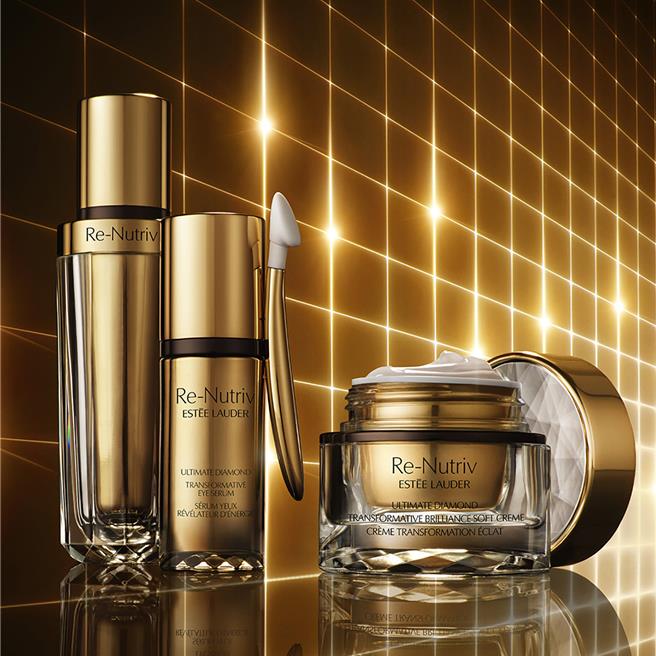 雅诗兰黛此次推出的白金级黑钻松露系列作品，运用全球29项专利「长寿肌因逆龄科技」掌握影响肌龄关键「长寿肌因」。（提供／黄唯淯台北传真）