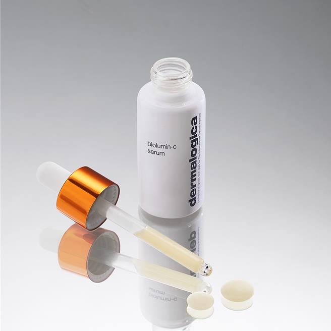 德卡自家的活顏瞬效C精萃，也是他们脸部SPA使用的主力产品之一。（德卡提供／黄唯淯台北传真）