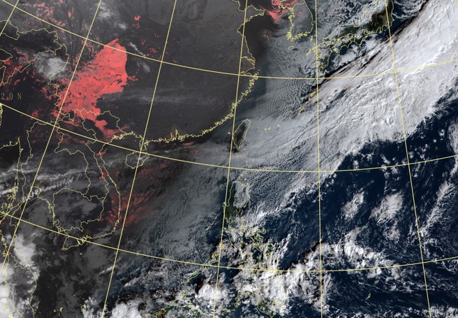 冷氣團持續影響，今晨中南部低溫普遍跌到10度以下。（中央氣象署提供）
