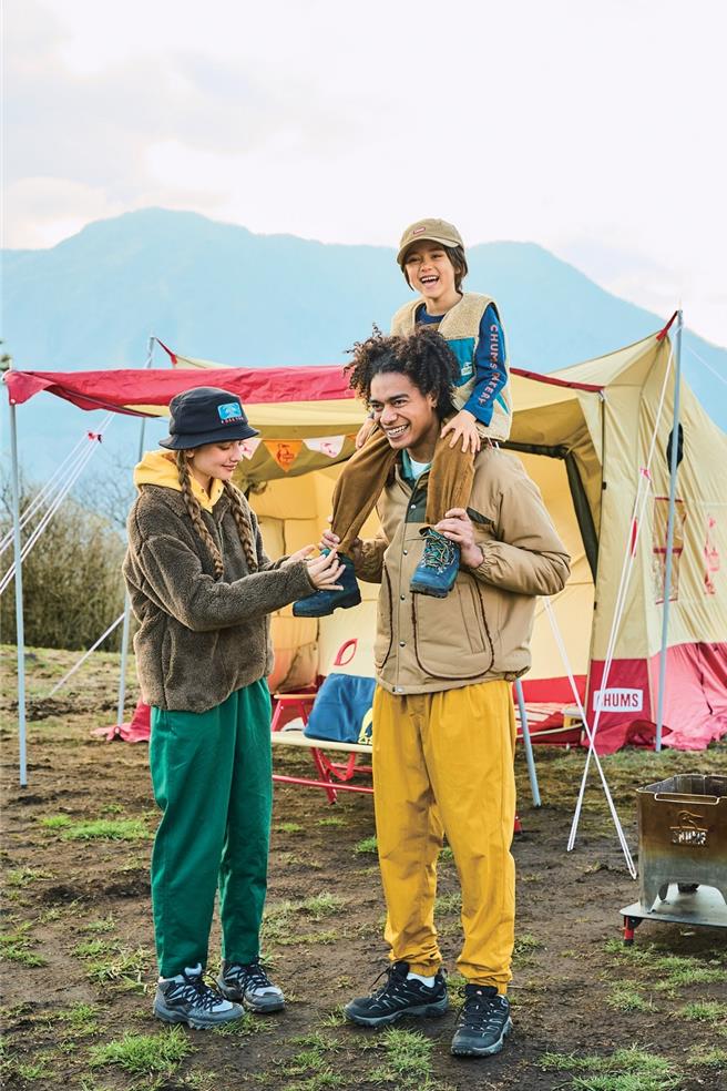 GO WILD主推美國露營品牌CHUMS的「毛絨泰迪外套」，兼顧保暖防風需求。（GO WILD提供／朱世凱台北傳真）