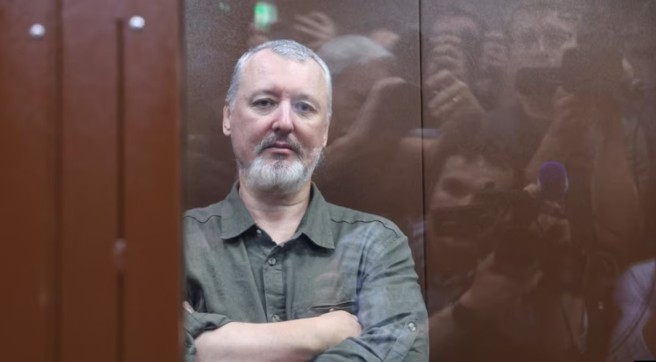 前顿内次克人民共和国的武装部队司令吉尔金，他目前被监禁，但支持者连署他选俄罗斯总统。(图/路透社)