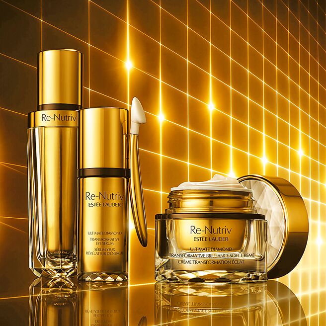 雅诗兰黛此次推出的白金级黑钻松露系列作品，运用全球29项专利「长寿肌因逆龄科技」掌握影响肌龄关键「长寿肌因」。（雅诗兰黛提供）