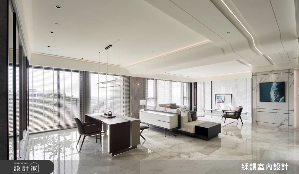 百坪實品屋啟發對家的想像力，大器尺度與茶室為生活增添尊榮儀式感(圖/設計家)