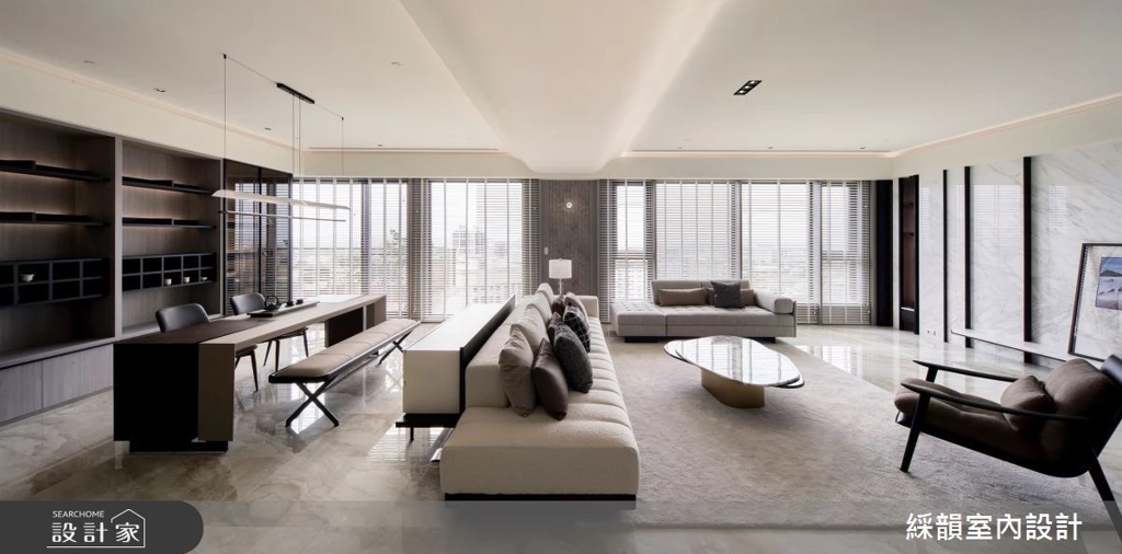 百坪實品屋啟發對家的想像力，大器尺度與茶室為生活增添尊榮儀式感(圖/設計家)