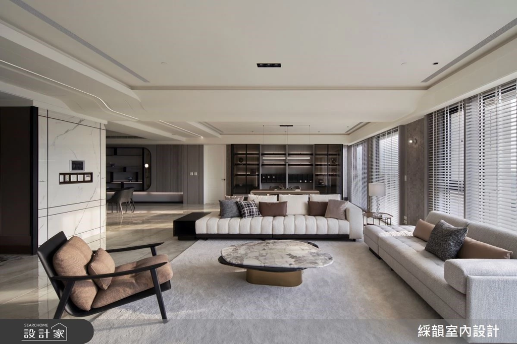 百坪實品屋啟發對家的想像力，大器尺度與茶室為生活增添尊榮儀式感(圖/設計家)