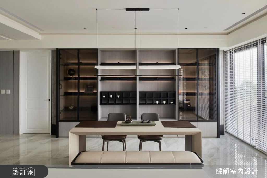 百坪實品屋啟發對家的想像力，大器尺度與茶室為生活增添尊榮儀式感(圖/設計家)