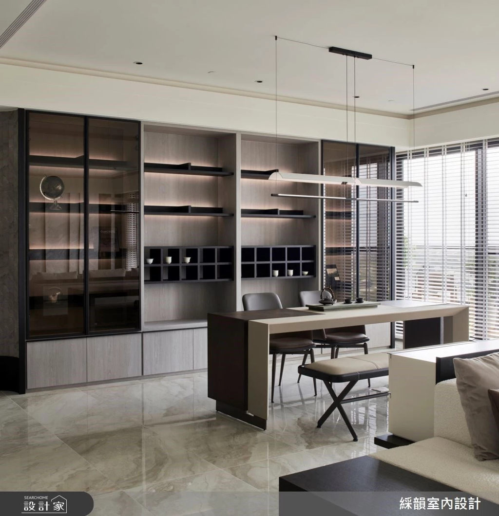 百坪實品屋啟發對家的想像力，大器尺度與茶室為生活增添尊榮儀式感(圖/設計家)