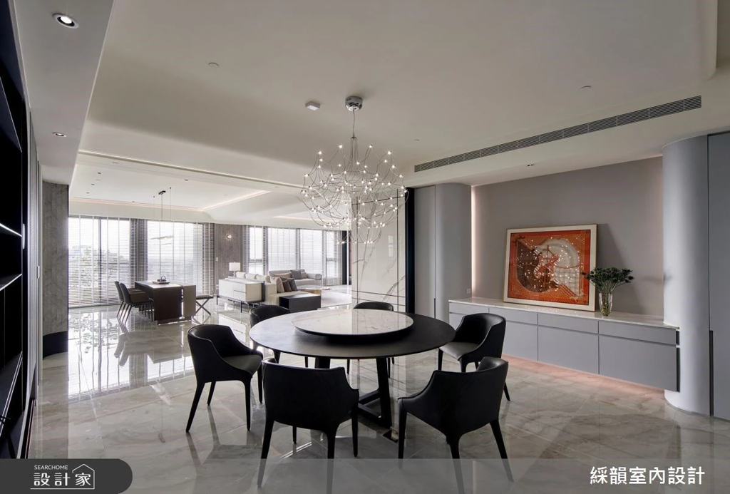 百坪實品屋啟發對家的想像力，大器尺度與茶室為生活增添尊榮儀式感(圖/設計家)