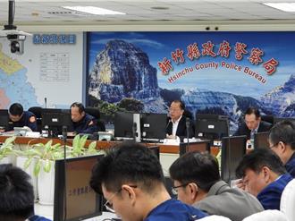 帶頭拚選前治安！警政署長黃明昭訪視竹縣警局 