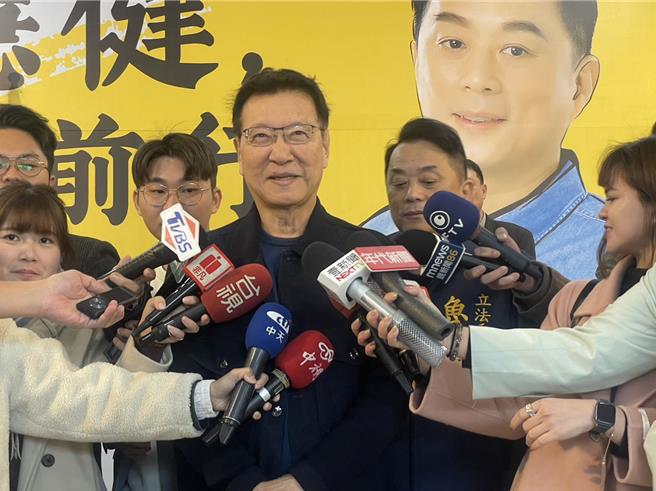 屏东议长周典论遭声押禁见，赵少康点出检调有2个目的。(吕筱蝉摄)