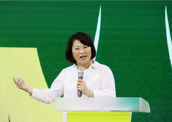 黃敏惠強調，未來將透過「跨域交流、城市加速、影響擴大」三部曲，建構全齡共享 世代宜居的幸福嘉義市。（呂妍庭攝）