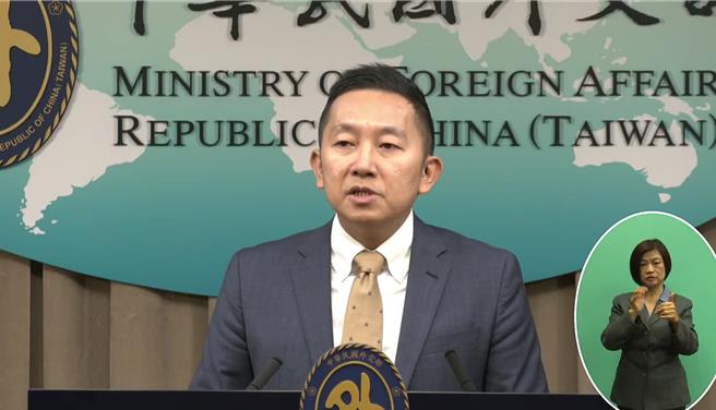 外交部亞非司代理副司長陳詠博( 取自外交部直播畫面)